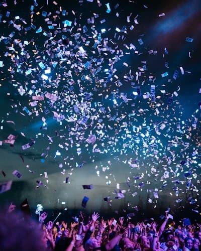 Événement festif avec ambiance musicale